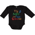 thumbnail image 3 of Inktastic Nani and Papa Love Me Boys or Girls Long Sleeve Baby Bodysuit, 3 of 5