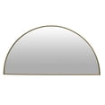 thumbnail image 2 of BenJara Lima Decorative Wall Mirror, Round Semicircular 30 x 60, Gold Frame, 2 of 5