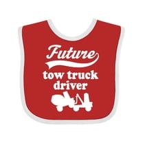 Inktastic Future Tow Truck Driver Childs Boys Baby Bib