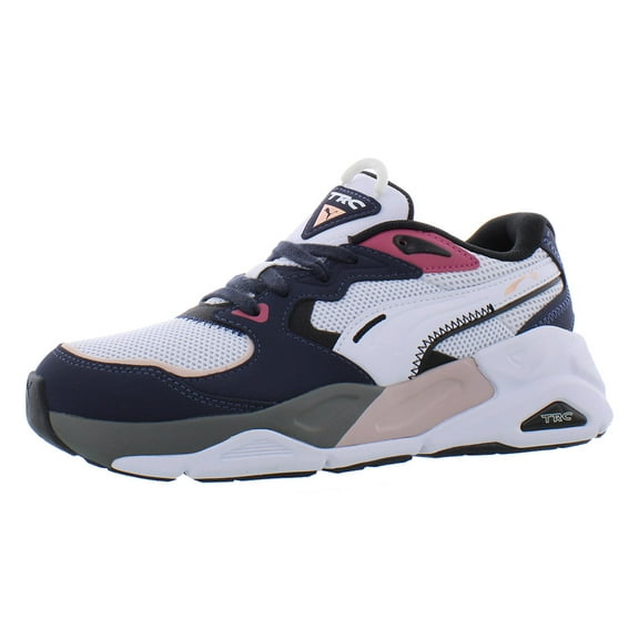Puma TRC MIRA Block Womens Shoes Size 8, Color: White/Parisian Night