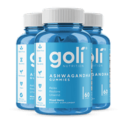 Goli - Nutrition Ashwagandha 3 Packs 180 Gummies
