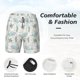 thumbnail image 3 of Fotbe Whale And Turtle Traje de Baño para Hombre – Shorts de Natación de Secado Rápido con Forro y Bolsillos-Small, 3 of 6