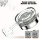 thumbnail image 4 of Fiudx Ofertas y liquidaciones Estante de ventosa con diseño de glaciar estilo Caddy de pared transparente sin taladro, almacenamiento rectangular multifuncional extraíble para Baño, 4 of 7