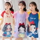 thumbnail image 2 of Blancanieves Frozen Elsa Vestido de dormir para niños Puntada Manga corta Verano Nueva caricatura Princesa Chica Ropa de dormir Onesie Kids10 altura 105-115 cm Gao Jinjia LED, 2 of 2