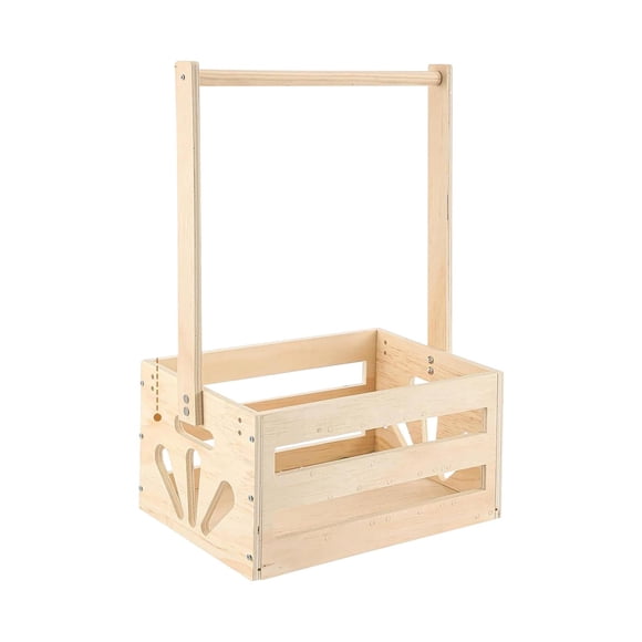 Bunblic Pet Clothes Rack Wooden Hanging Simple Pet Garment Storage for Shoes Bedroom