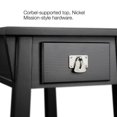 thumbnail image 2 of Leick Meuble Table d'Appoint en Bois Mission en Ardoise Noire, 2 of 5