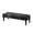 Black & Gold Veined Marble Pattern, variant on Chririnla Vintage Floral Theme Bench Covers, Anti-Dust Bench Slipcover with Elastic Band Polyester Spandex Bench Seat Cover for Living Room