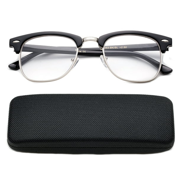 High Quality Fashion Reading Glasses for Men Retro Vintage Reading