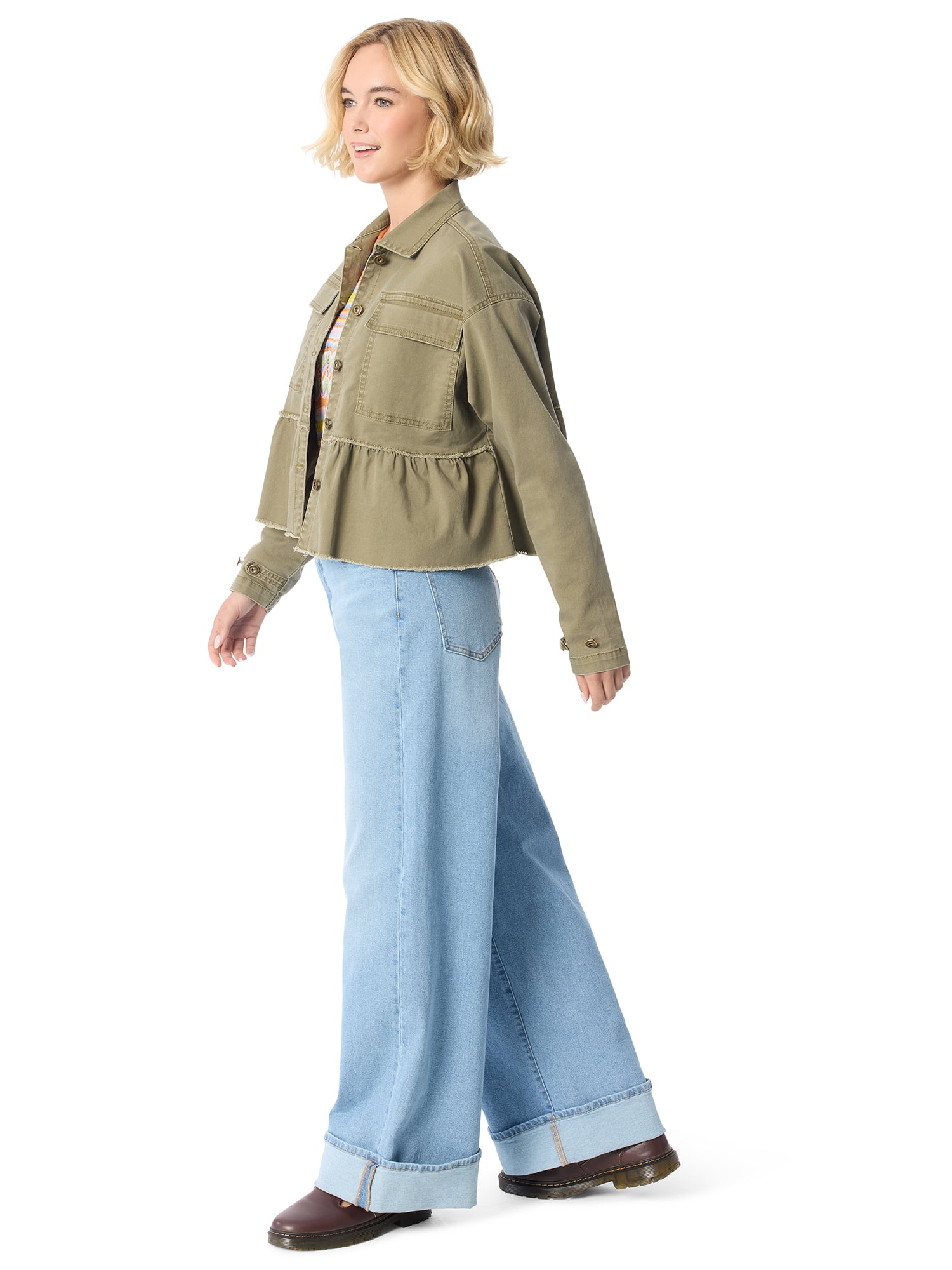 Jessica Simpson Women's and Women's Plus Swing Utility Jacket, Midweight, Sizes XS-4X
