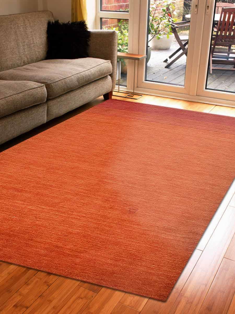 Rugsotic Carpets Hand Knotted Loom Woolen 8' x 10' Contemporary Area