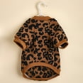 thumbnail image 4 of Walbest Pet Dog Cat Clothes, Leopard Print Puppy Cat Cotton Vest Clothing Apparel Breathable Winter Harness Costumes for Small Dogs, 4 of 7
