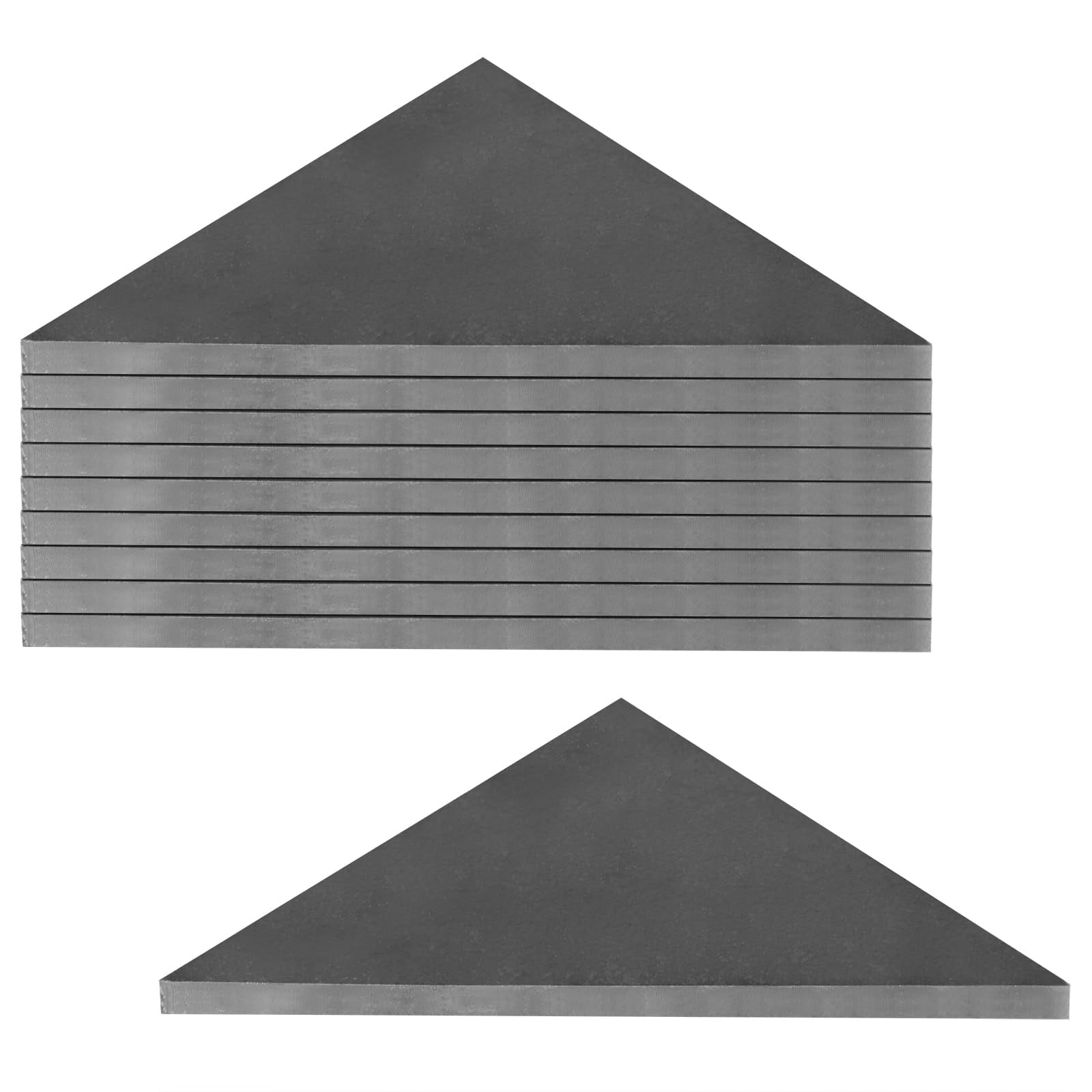 Refuerzos de placa de acero eere, 10 piezas de 3 x 3 x 6 mm con base ...