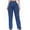 Dark Blue, variant on Frostluinai Womens Cargo Jeans Pants High Waist Baggy Wide Leg Jeans Casual Straight Leg Denim Pants Solid Color Vintage Jeans with Pocket