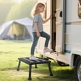 thumbnail image 6 of Support Way RV Step Stool, Oversized 500 lbs Capacity, 3-Level Adjustable Aluminum Step, Foldable Non-Slip Platform for Camper, Trailer, Motorhome, Outdoor Use, 6 of 7