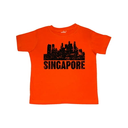 

Inktastic Singapore City Skyline with Grunge Gift Toddler Boy or Toddler Girl T-Shirt