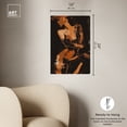 thumbnail image 5 of Graceful Abstraction Brown Earthy Abstract Canvas Wall Art by Art Remedy, Gallery Wrapped, 16"x24", 5 of 7