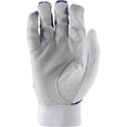 thumbnail image 4 of Marucci Youth Code Baseball Batting Gloves White/Royal Large, 4 of 4