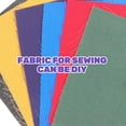 thumbnail image 4 of OULII 100Pcs Assorted Color Fabric Squares for Sewing Quilting DIY Craft Soft Material, 4 of 5