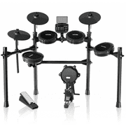 AODSK Electric Drum Set with Quiet Mesh Heads, 260 Sounds, 30 Drum Kits, USB MIDI, Headphones, Drumset for Adult Beginner