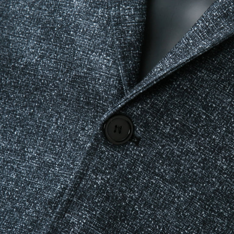 Men's Casual Blazer Slim Two Button Sport Coat Suit Jacket