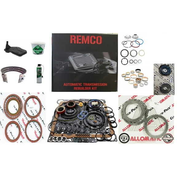 4l65e 4l60e (04-up) transmission rebuilt kit deluxe kit performance stage-1 red clutch and corvette servo Automatic transmission