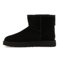 thumbnail image 2 of UGG Women's Classic Mini Side Logo Boot Black White, from StockX, 2 of 5