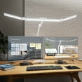 thumbnail image 1 of LED Desk Lamp for Home Office - 24W Architect Table Lamp with Long Swing Arm Corded Electric 1500LM Bright Dimmable Computer Table Light(White), 1 of 9