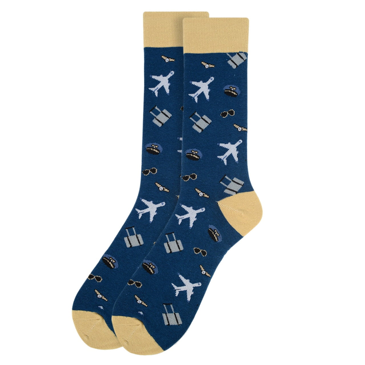 Ivory + Mason Airplane Pilot Socks for Men