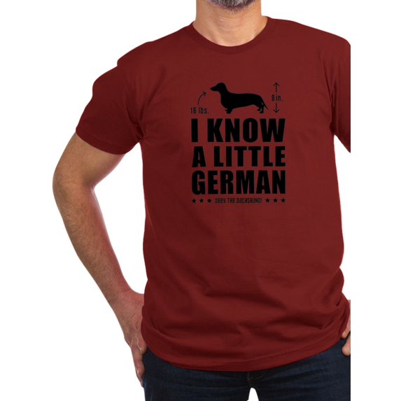 CafePress - Little German! Dachshund T Shirt - Men's Fitted T-Shirt