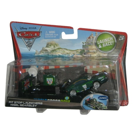 - Disney Pixar Cars 2 Pit Stop Launchers Nigel Gearsley Launch & Race Toy Car Set