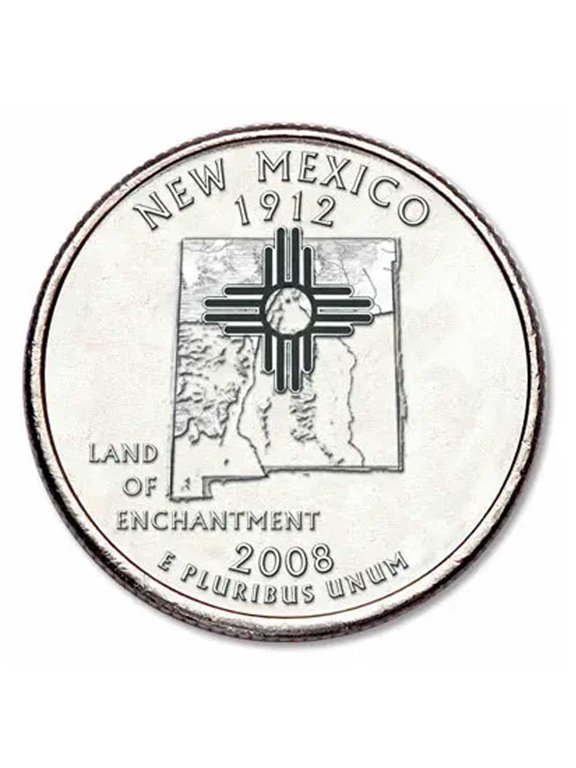 Collectible New Mexico Quarter - Denver, Single Coin