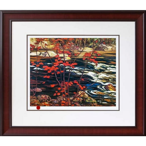 The Red Maple Framed Print by A.Y. Jackson