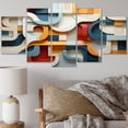 thumbnail image 2 of Designart "Geometric Snake Serpentine beauty IV" Abstract Spirals Metal Wall Art Set, 2 of 5