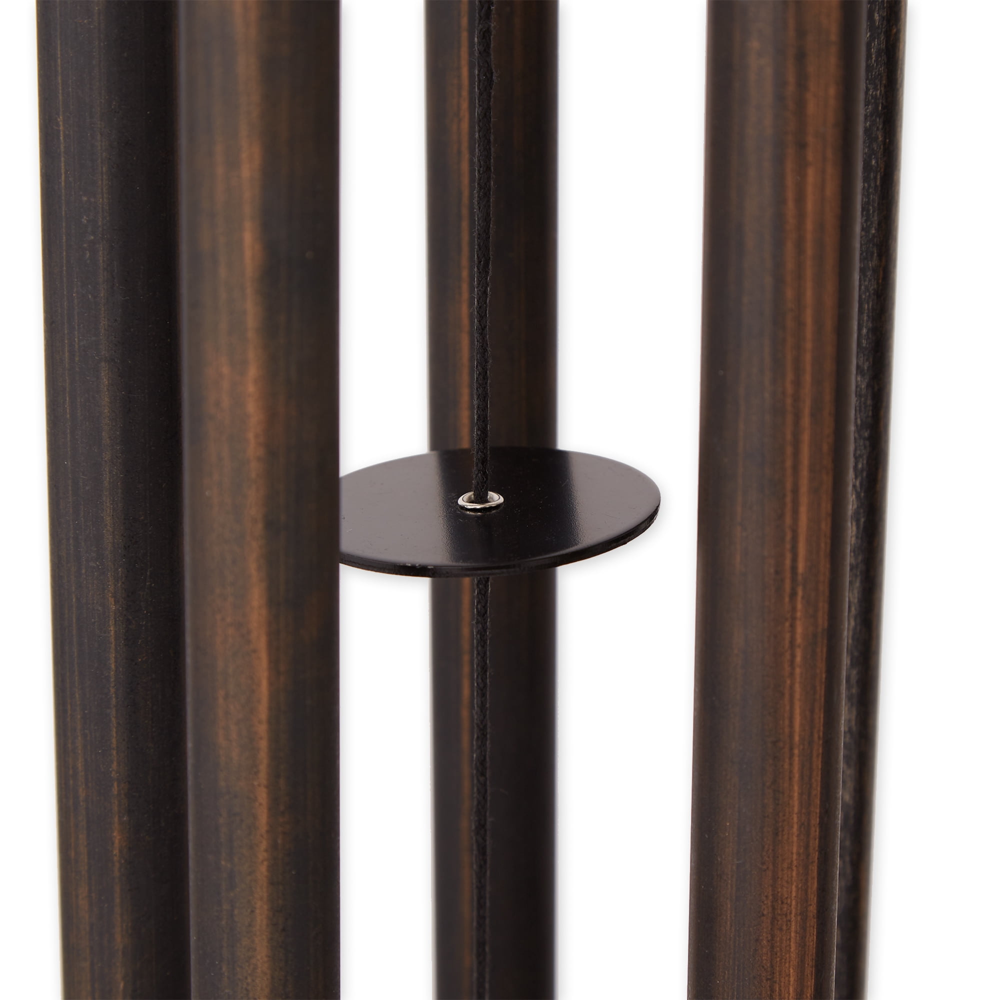 Zingz Home Iron Weathervane Wind Chime - 45x11.75x7 - Copper Rooster