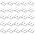 thumbnail image 2 of 25Pcs Acrylic Stands Place Card Holders Table Number Stands Desktop Clear Card Display Stand Transparent Acrylic Sign Holders for Wedding Photos Office Menu Meeting, 2 of 11