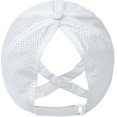 thumbnail image 4 of Womens Criss Cross Ponytail Baseball Cap Adjustable High Messy Bun Ponycap Quick Drying Hat-DF, 4 of 5