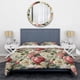 thumbnail image 3 of Designart "Antique Rose Muted Green Garden" Green Cottage - Juego de sábanas, 3 of 6