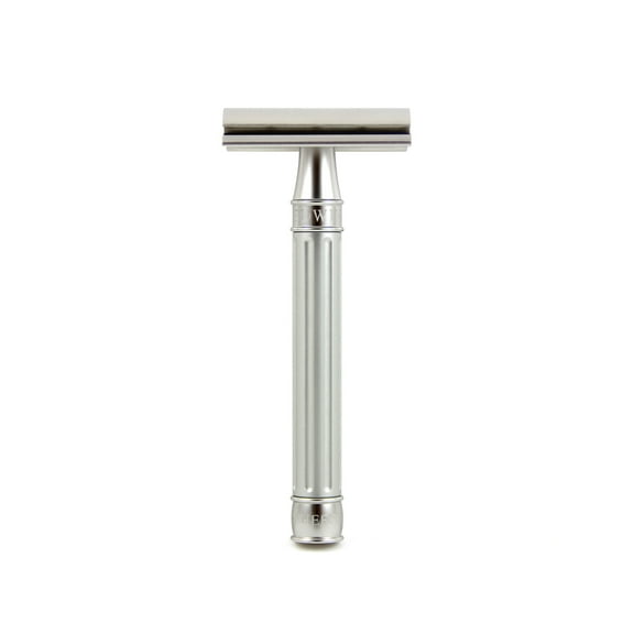Edwin Jagger 3one6 Stainless Steel Knurled Double Edge Safety Razor