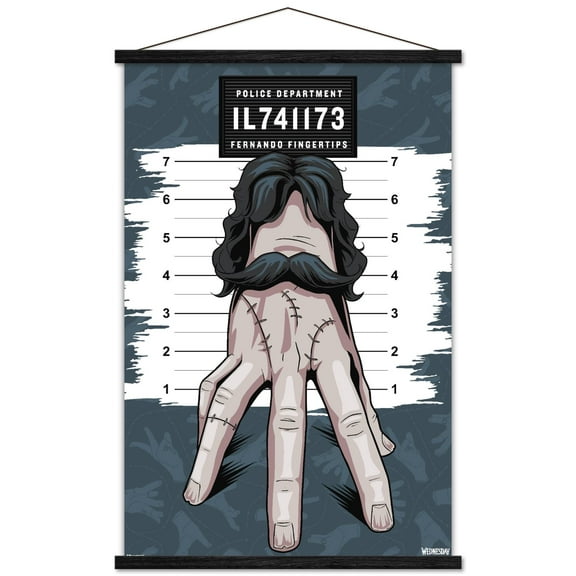 Wednesday: Season 2 (2025) - Thing Fernando Fingertips Wall Poster with Magnetic Frame, 22.375" x 34"