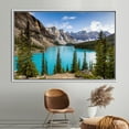 thumbnail image 6 of Banff Alberta Printed, Canada Landscape Printed Canvas, Alberta Art Canvas, Moraine Lake, Nature Landscape Art, Landscape Printed, Canvas Wall Decor - Natural Framed, 6 of 9