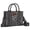 Leopard-Light Grey, variant on Wrangler Medium Tote Bag for Women Designer Satchel Handbags Top-handle Purses with Strap, Crocodile-Black