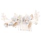 thumbnail image 1 of Moda Cabello Peine Cristales Tocado Aleación Rhinestone Accesorios para el cabello nupcial Decoración del cabello (Blanco), 1 of 5