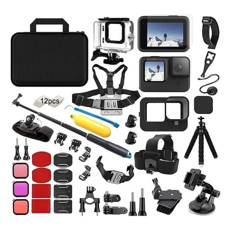 HONGDAK Set 54in1 Accessories for Gopro Hero  Waterproof Protective Cover Housing Action Camera Accessories Kit Accessory Set for Gopro Hero 13/12/11/10/9