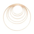 thumbnail image 1 of SHISUYAN 6pcs Bamboo Wreath Frame DIY Handiwork Frame DIY Bamboo Frame Decor, 1 of 8