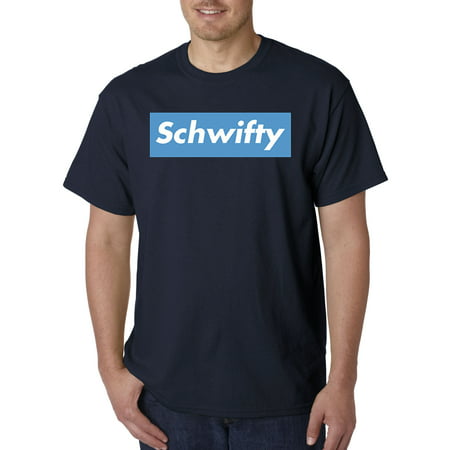 New Way 858 - Unisex T-Shirt Schwifty Supreme Rick Morty Parody Logo 4XL (Best Supreme Box Logo Replica)