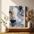 thumbnail image 6 of Abstract Golden Splatter Texture Canvas Painting Wall Art Home Decor for Living Room Bedroom Hotel, 6 of 8