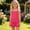 Hot Pink, variant on Girls' Simple 4-15Y Summer 2 Piece Set, Solid Cotton Sleeveless Tank & Shorts, Casual Daily Kids Outfit Red 13-14 Years