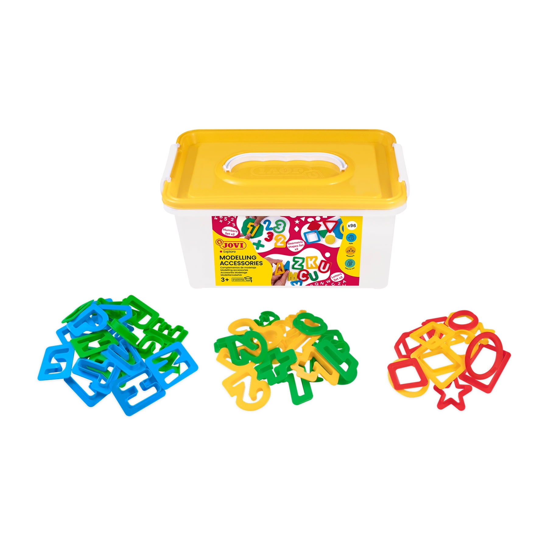 JOVI Dough & Clay Modelling Accessories, School Pack of 96