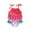 czb# Watermelon Red271, variant on CUZIBR Baby Girl Swimsuit 2 Piece Swimsuit Cute Bow Spaghetti Strap Bodysuit Onesize Fashion Fruit Print Beachwear With Hat Sun Protection Bathing Suit,Pink,6-12 Months