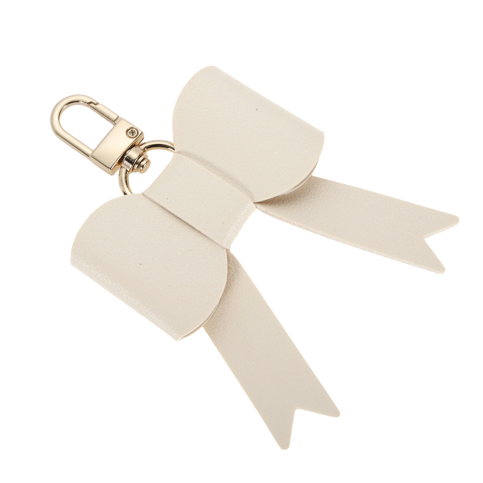 Unique Bargains Colorful Bow Handbag Charms for Gifts And Accessories Beige